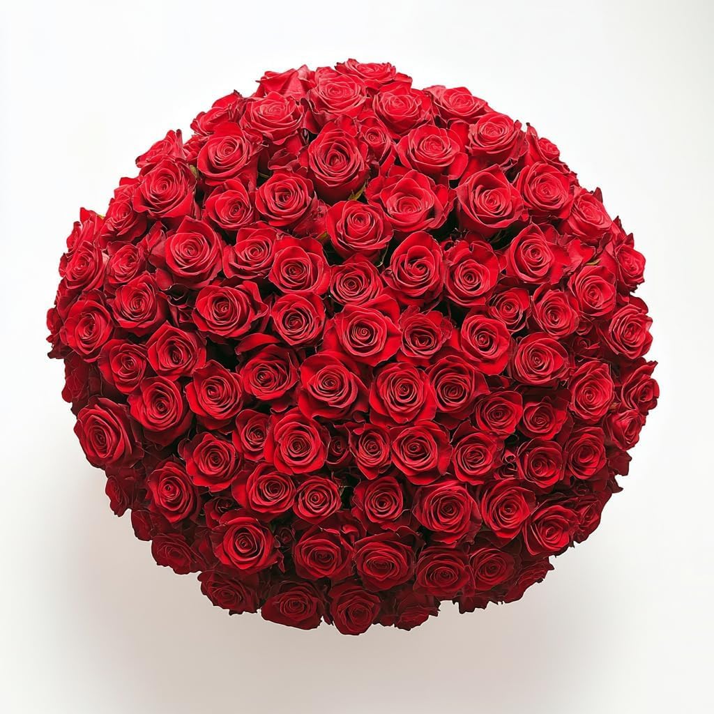 200 Premium Farm-Fresh Red Roses